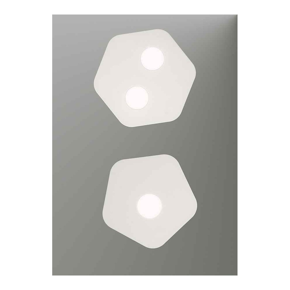 1 light PLAFON in white AREA model MANTRA