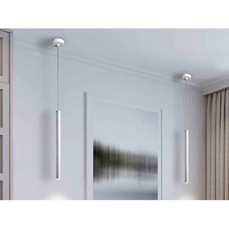 Lamp model VARAS 1 white dimable light from Schuller