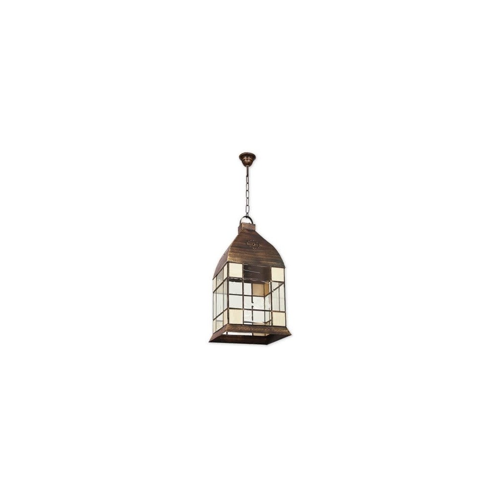 Farol Peque?o Mudejar 1lxe27 Beis (42x20x20)